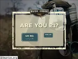 Sites similar to rushcreekdistilling.com