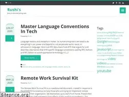 Sites similar to rushis.com