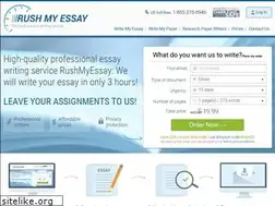 Sites similar to rushmyessay.com