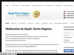 Sites similar to rushtermpapers.com