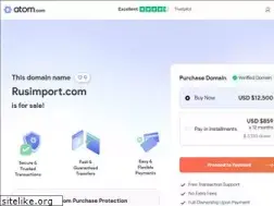 Sites similar to rusimport.com