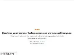 Sites similar to ruspolitnews.ru