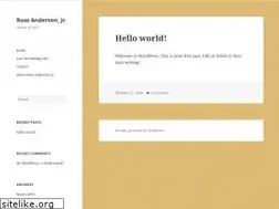 Sites similar to russandersonjr.com