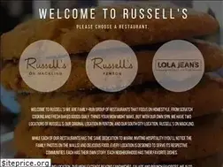 Sites similar to russellscafe.com