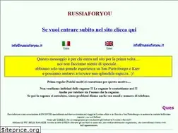 Sites similar to russiaforyou.it
