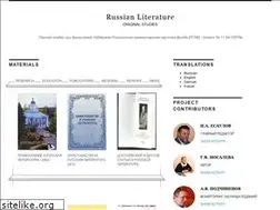 Sites similar to russian-literature.com