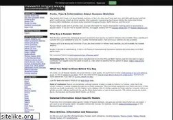 Sites similar to russianwatchguide.com