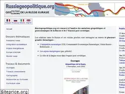Sites similar to russiegeopolitique.org