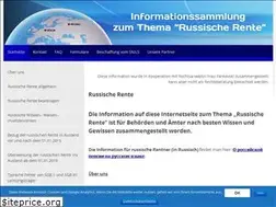 Sites similar to russische-rente.de