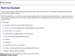 Sites similar to rustbyexample.com