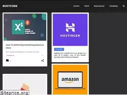 Sites similar to rustcodeweb.com