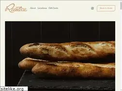 Sites similar to rusticabakery.com