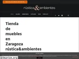 Sites similar to rusticayambientes.com