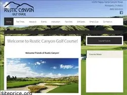 Sites similar to rusticcanyongolfcourse.com