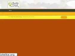 Sites similar to rusticfood.com
