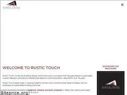 Sites similar to rustictouch.com