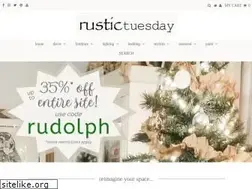 Sites similar to rustictuesday.com