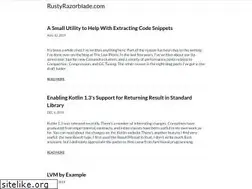 Sites similar to rustyrazorblade.com