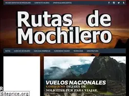 Sites similar to rutasdemochilero.com