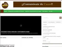 Sites similar to rutasgolosas.com