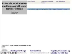 Sites similar to rutetabeller.net