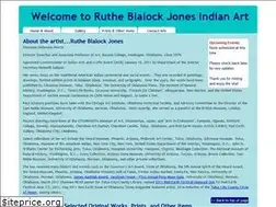 Sites similar to rutheblalockjonesindianart.com