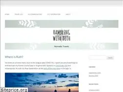 Sites similar to ruthrambles.com