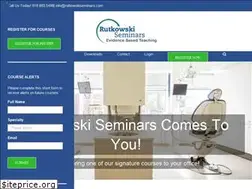 Sites similar to rutkowskiseminars.com