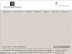 Sites similar to rutledgeplacetn.com