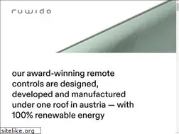 Sites similar to ruwido.com