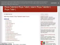 Sites similar to ruya-tabiri.blogspot.com