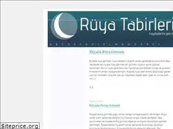 Sites similar to ruyatabirim.gen.tr