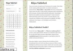 Sites similar to ruyatabirleri.gen.tr