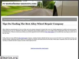Sites similar to rv-motorhome-answers.com