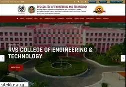 Sites similar to rvscet.ac.in