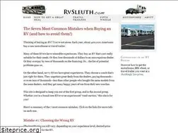 Sites similar to rvsleuth.com