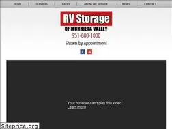 Sites similar to rvstorageofmurrietavalley.com