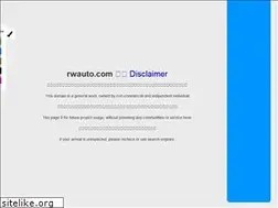 Sites similar to rwauto.com