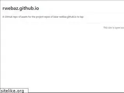 Sites similar to rwebaz.github.io