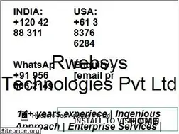 Sites similar to rwebsys.com