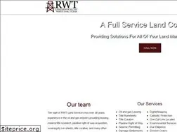 Sites similar to rwtlandservices.com