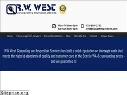 Sites similar to rwwestinspections.com