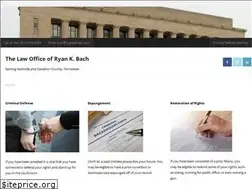 Sites similar to ryanbachlaw.com