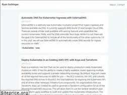 Sites similar to ryaneschinger.com
