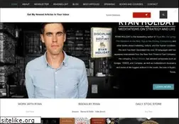 Sites similar to ryanholiday.net