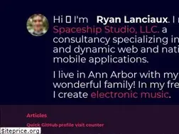 Sites similar to ryanlanciaux.com