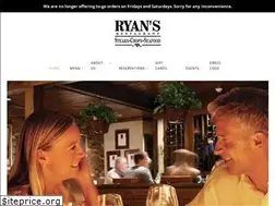 Sites similar to ryansrestaurant.com