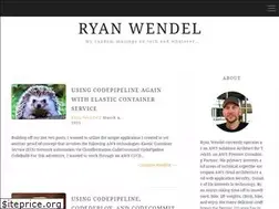 Sites similar to ryanwendel.com
