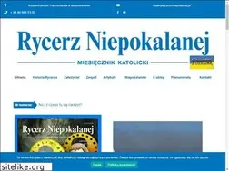 Sites similar to rycerzniepokalanej.pl