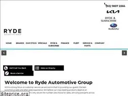 Sites similar to rydeautomotivegroup.com.au